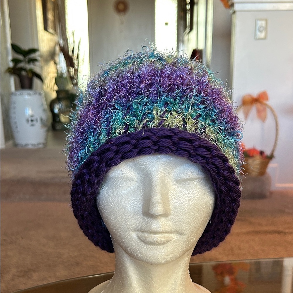 Multicolor Knit Beanie